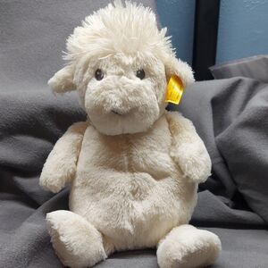 Steiff Handmade 11” Wooly Lamm Soft Lamb Stuffed Plush Toy